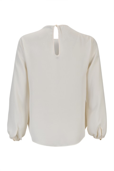 Cascading ruffled tunic Cascading ruffled tunic