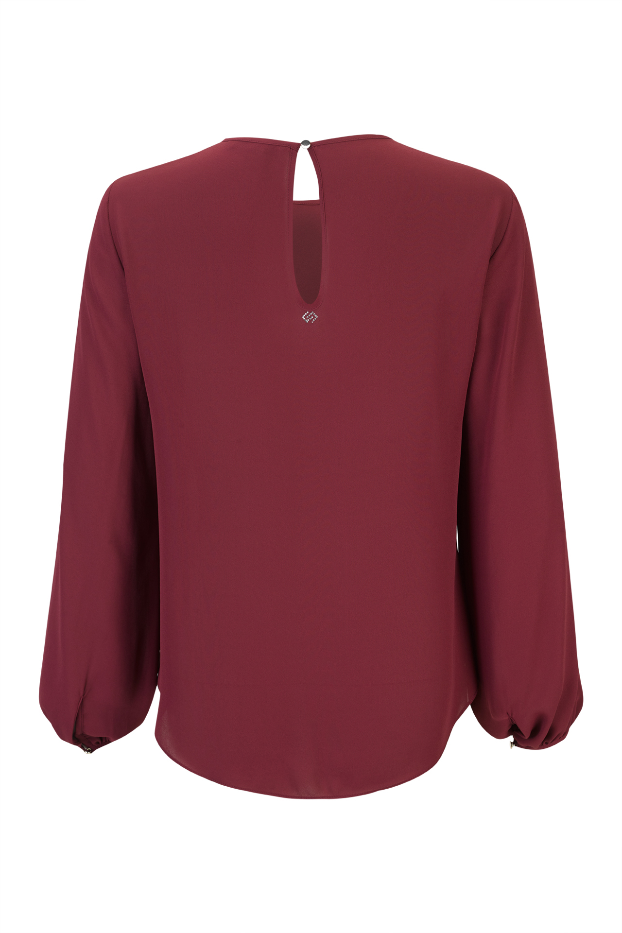 Cascading ruffled tunic