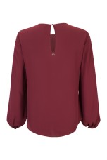 Cascading ruffled tunic
