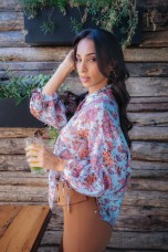 Floral blouse in Tencel