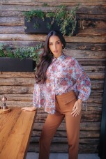 Floral blouse in Tencel