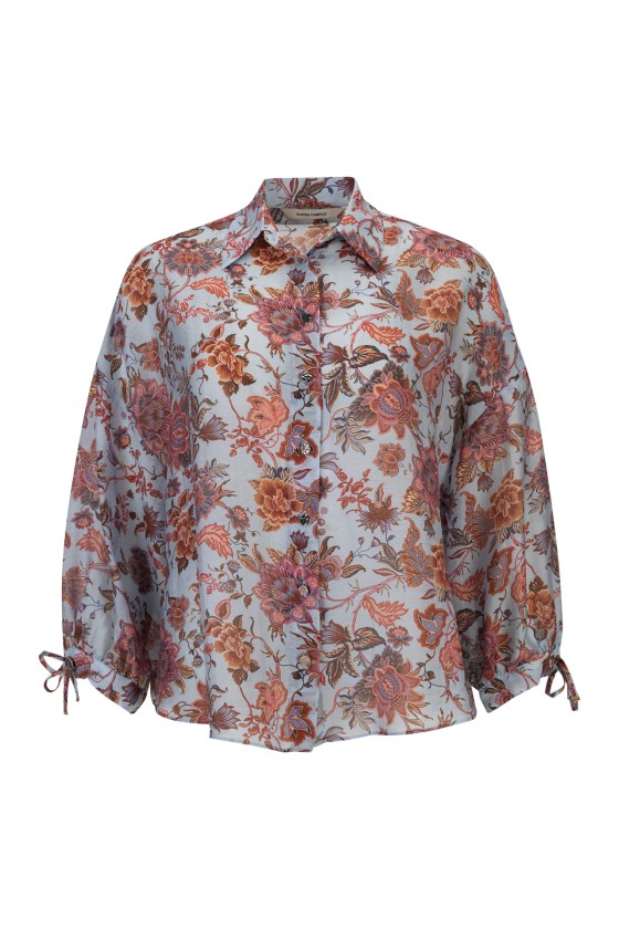 Floral blouse in Tencel
