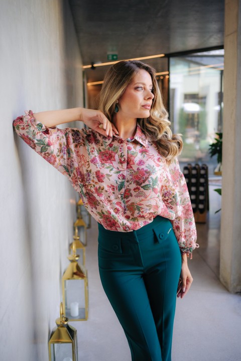 Floral blouse in Tencel