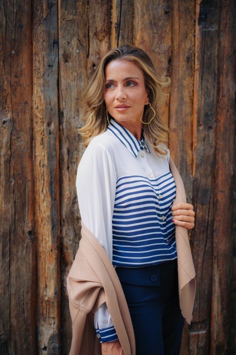 Chemisier rayé Chemisier rayé
