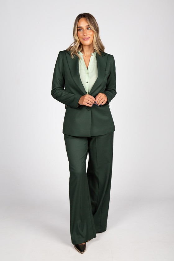 Maxi blazer with eyelets