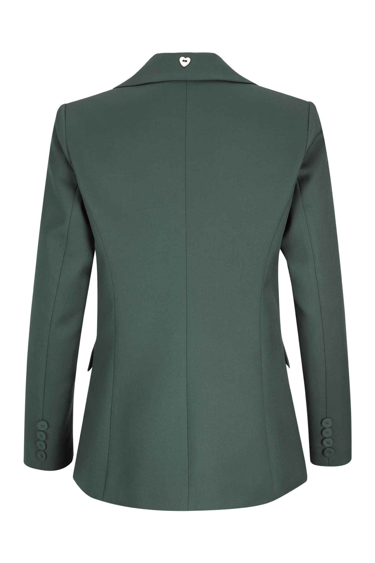 Maxi blazer with eyelets