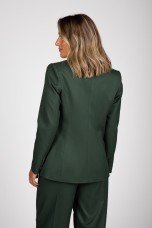 Maxi blazer with eyelets