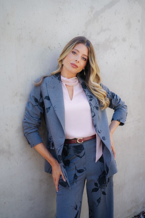 Blazer maxi ilhós Blazer maxi ilhós