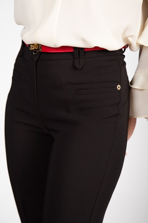 Classic slim fit trousers