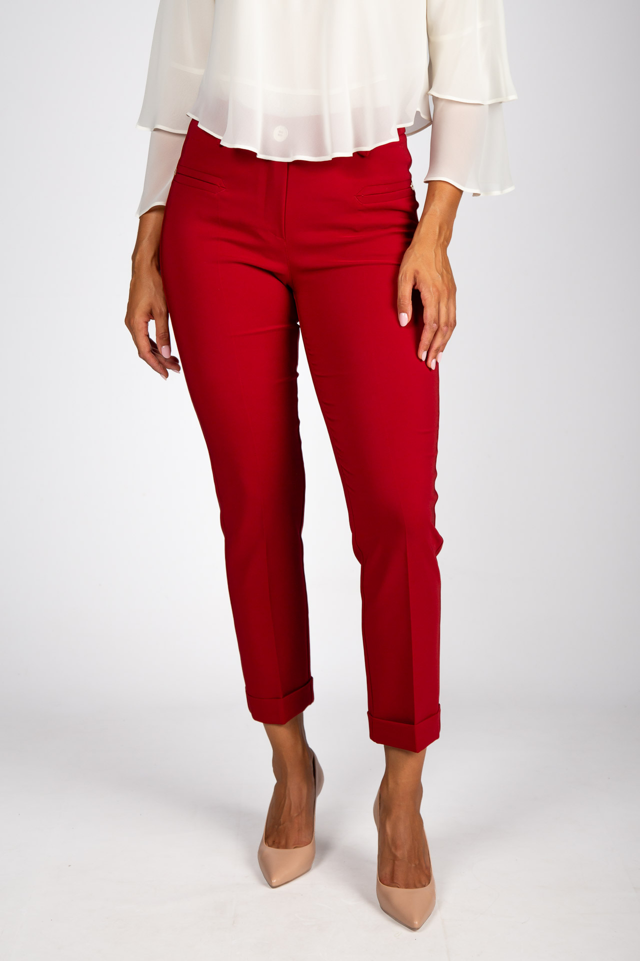 Classic slim fit trousers