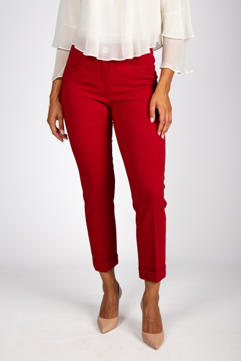 Classic slim fit trousers