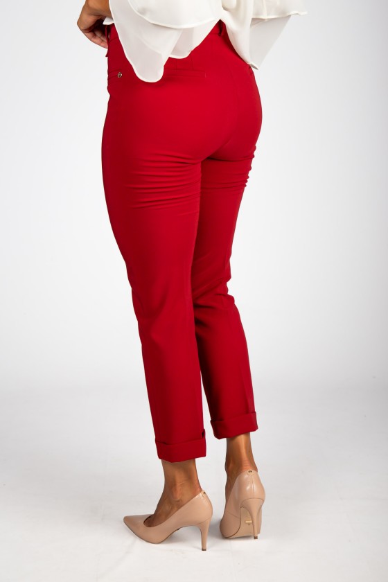 Classic slim fit trousers