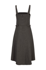 Checkered bodice dress