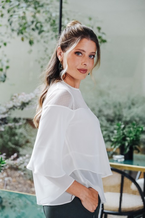 Ruffled tunic