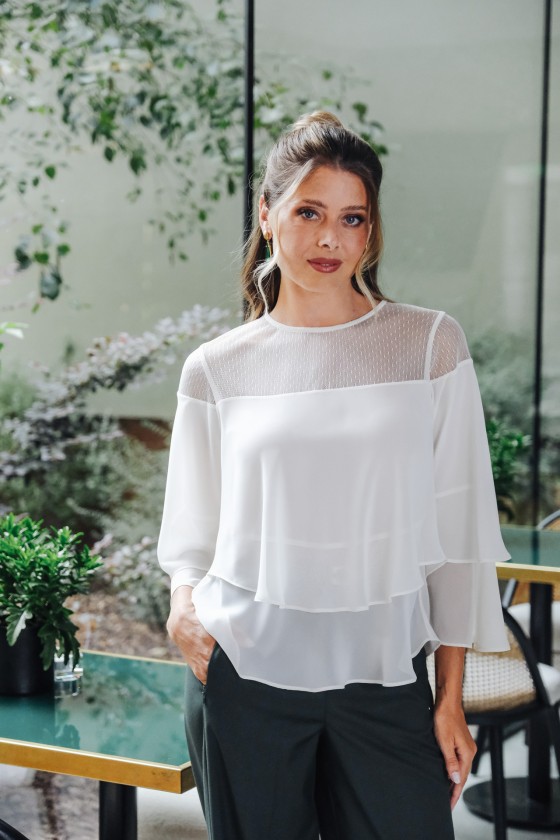 Ruffled tunic