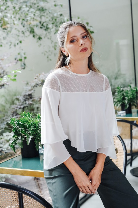 Ruffled tunic