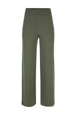 Knit pants with side stripe