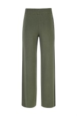 Knit pants with side stripe