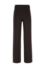 Knit pants with side stripe