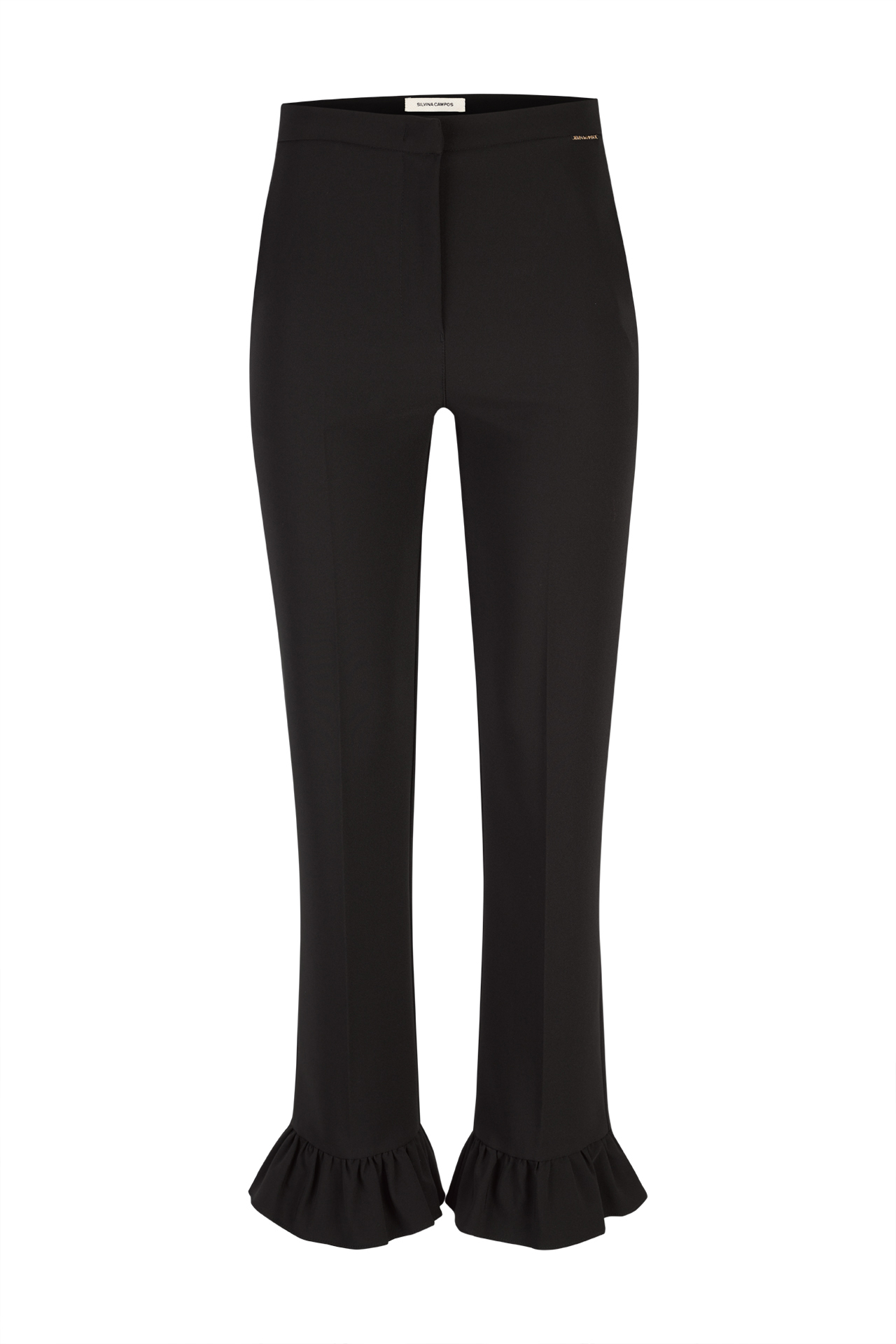 Ruffled trousers