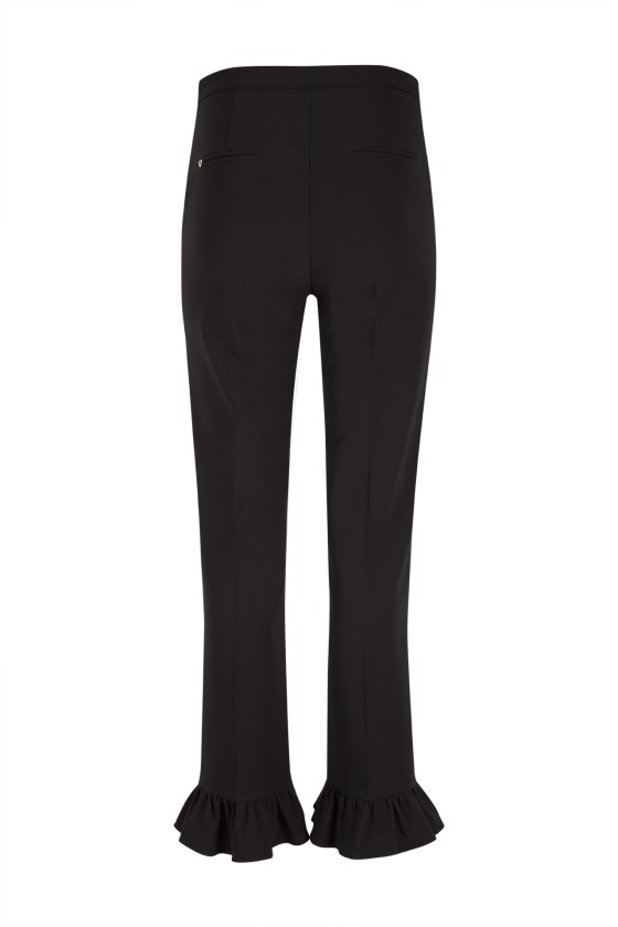 Ruffled trousers