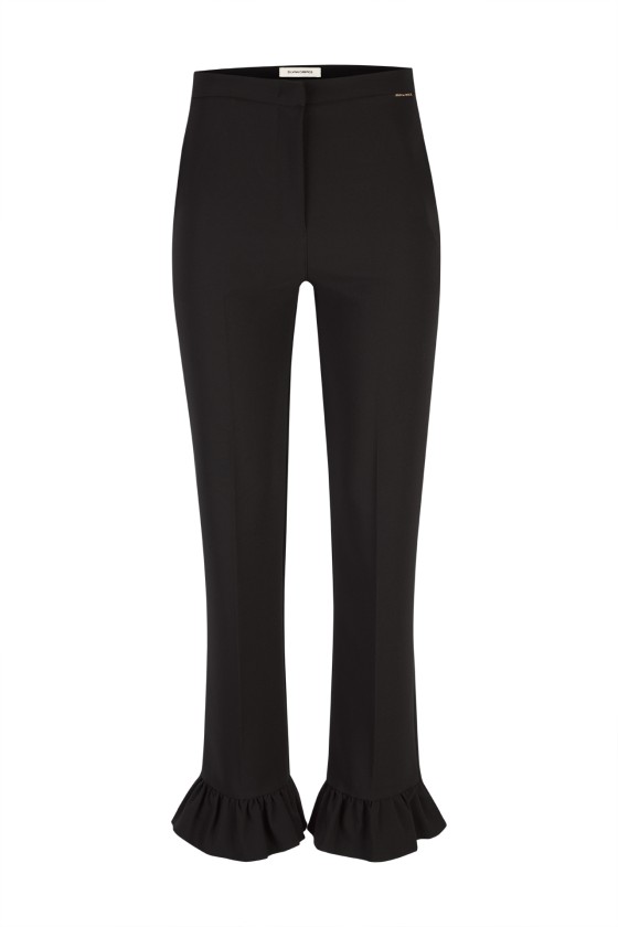 Ruffled trousers