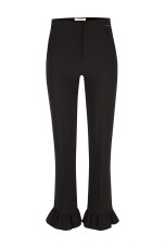 Ruffled trousers