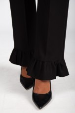 Ruffled trousers