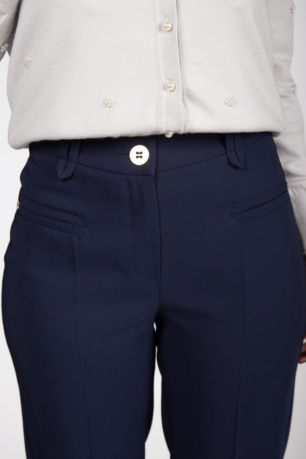 Classic slim fit trousers