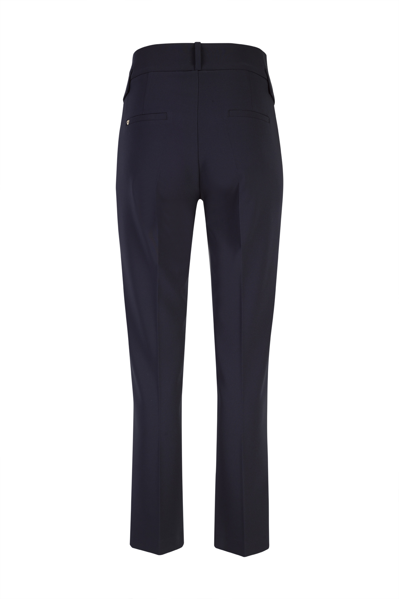Trousers with pockets and flaps