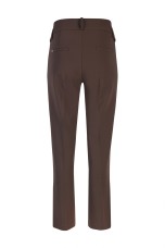 Trousers with pockets and flaps