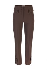 Trousers with pockets and flaps