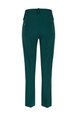 Trousers with pockets and flaps