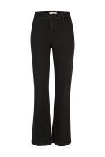 Brown wide-leg jeans