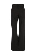 Brown wide-leg jeans