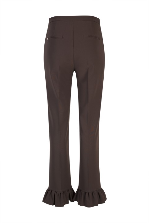 Ruffled trousers