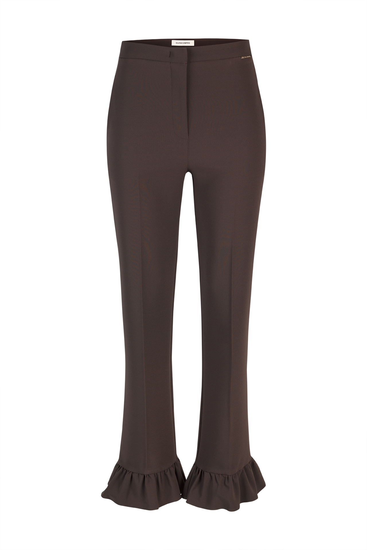 Ruffled trousers