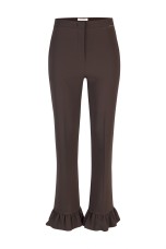 Ruffled trousers