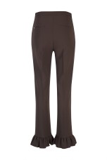 Ruffled trousers
