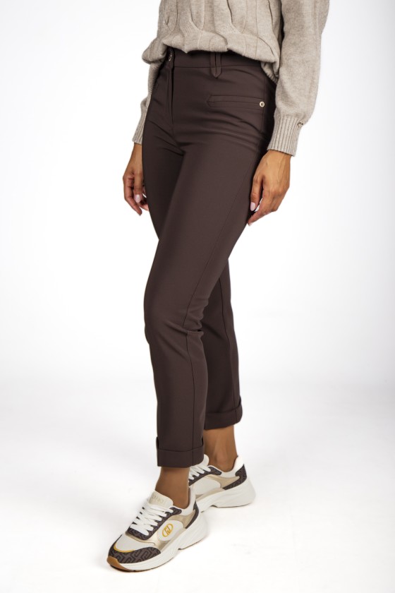 Classic slim fit trousers