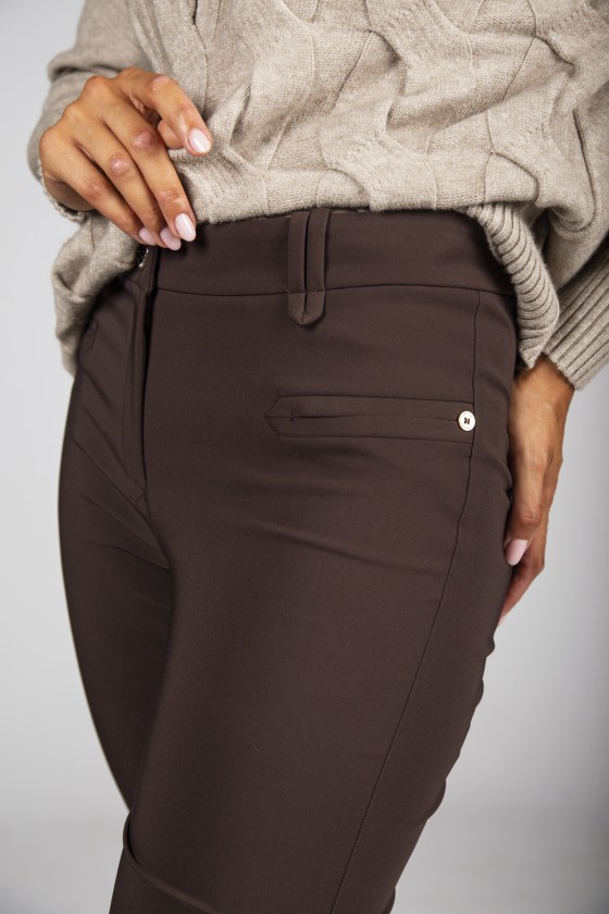 Classic slim fit trousers