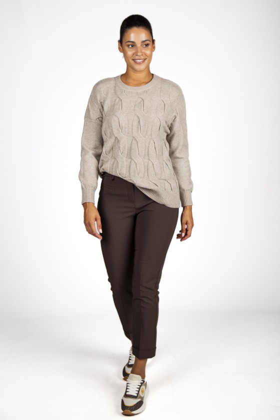 Classic slim fit trousers