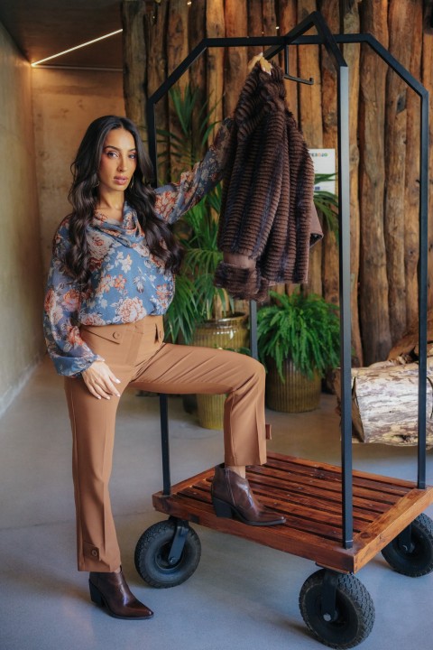 Adjustable scarf tunic