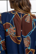 Equestrian print tunic