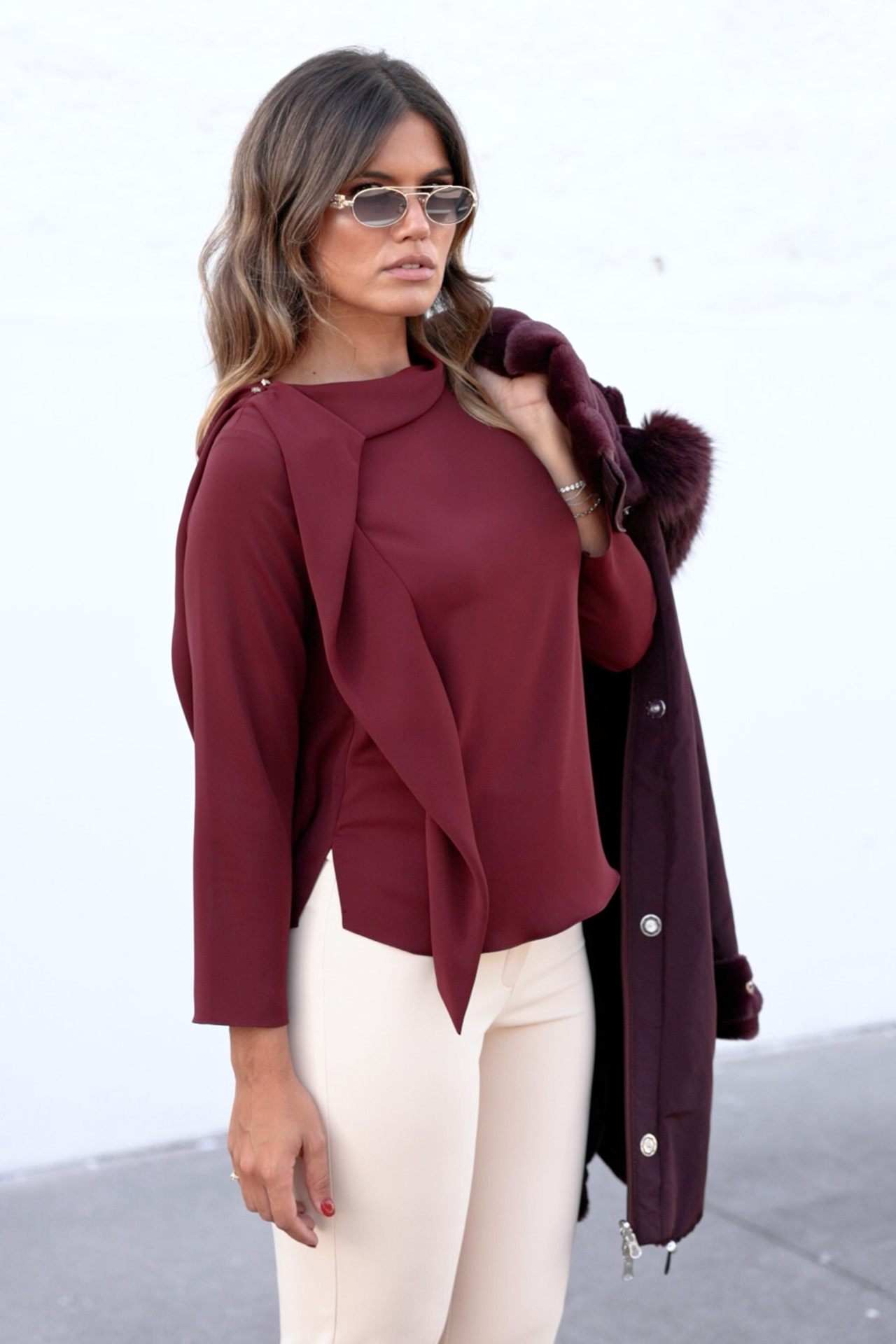 Turtleneck tunic