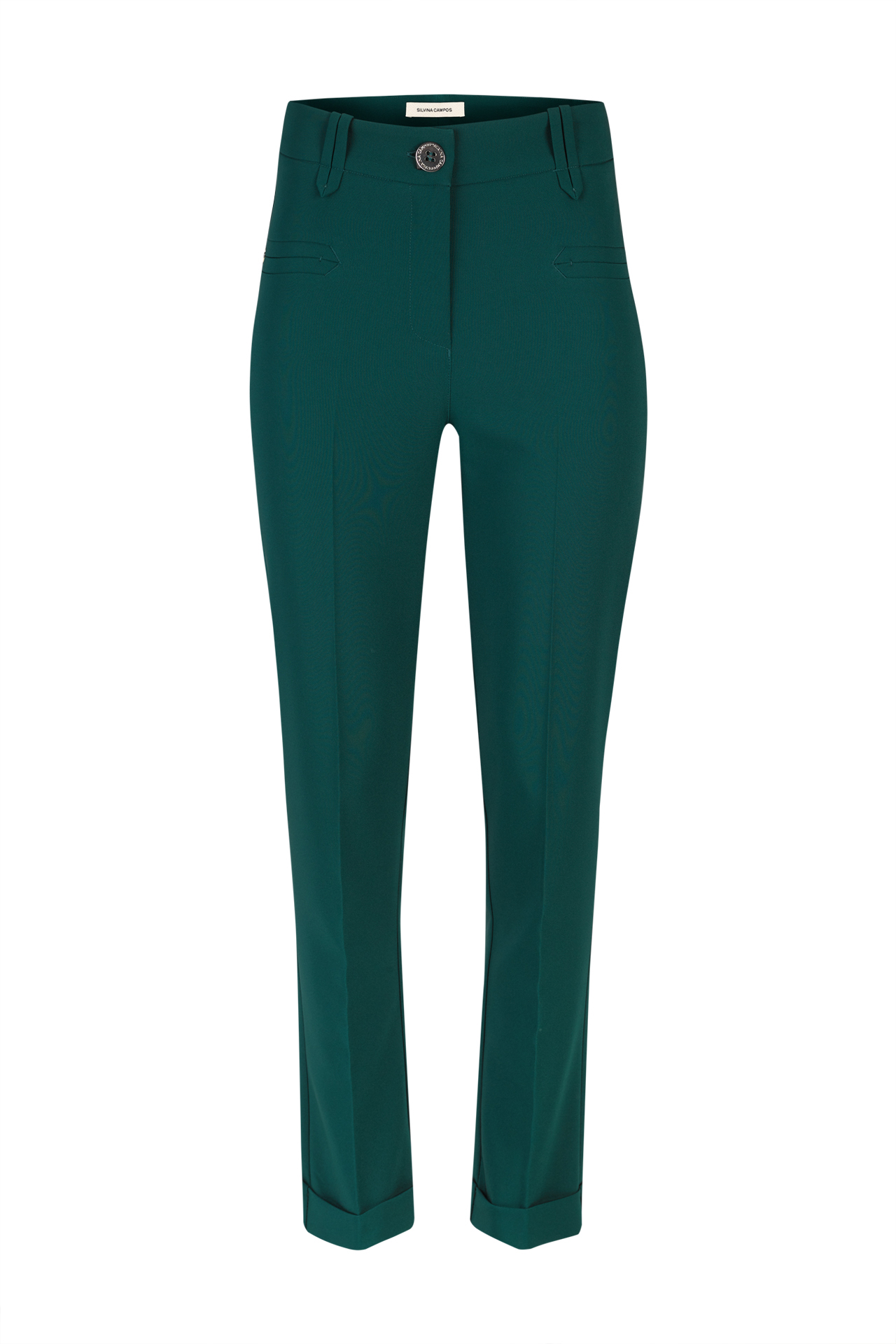 Pantalones clásicos de corte ajustado