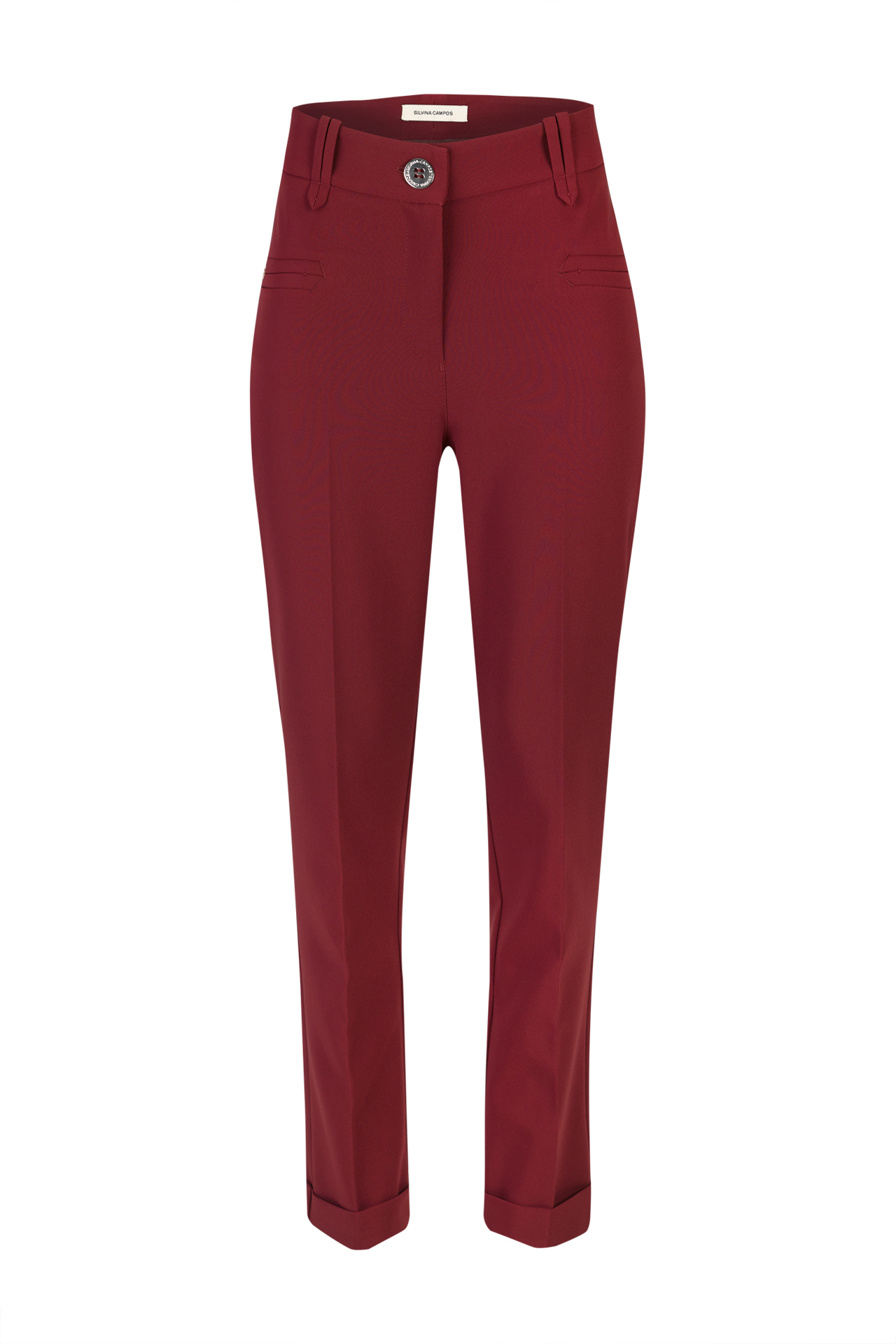 Pantalones clásicos de corte ajustado