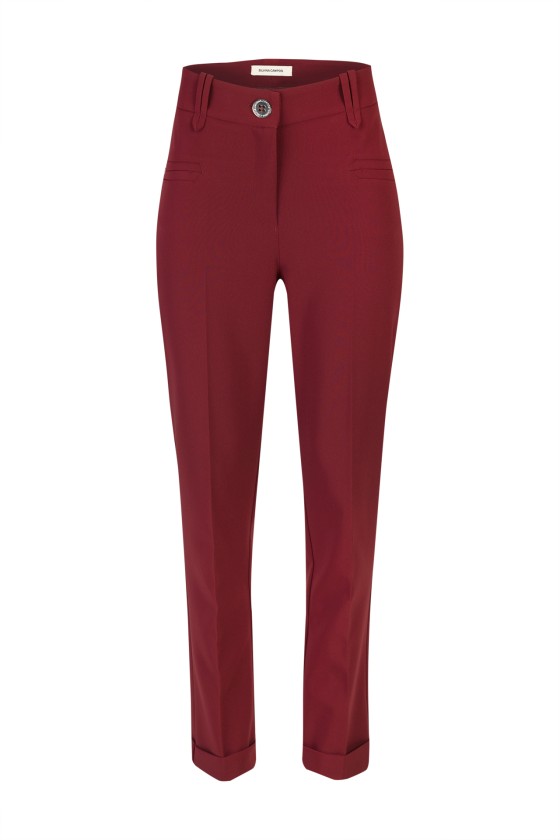 Classic slim fit trousers