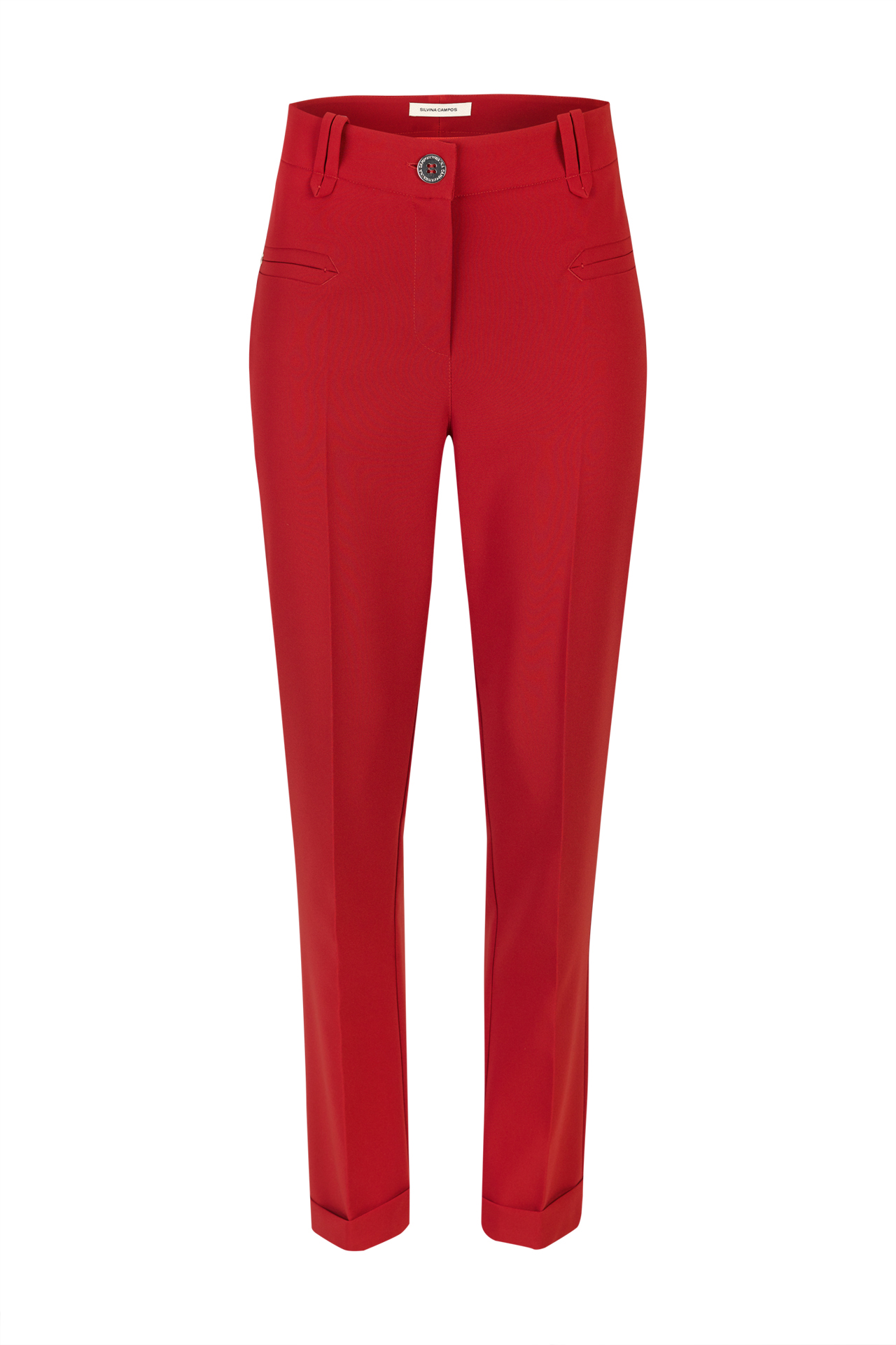 Classic slim fit trousers