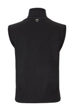Jersey de punto de cuello alto sin mangas